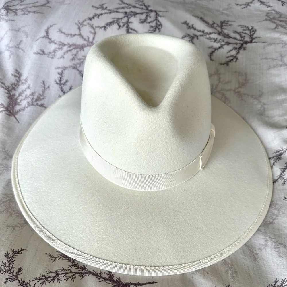 NWT Brixton Jo Rancher Hat in Dove - Picture 2 of 11